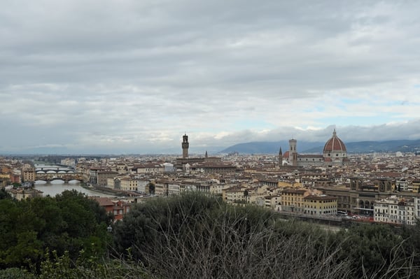 View of Florence_Arno River_Duomo_Piazzale Michelangelo