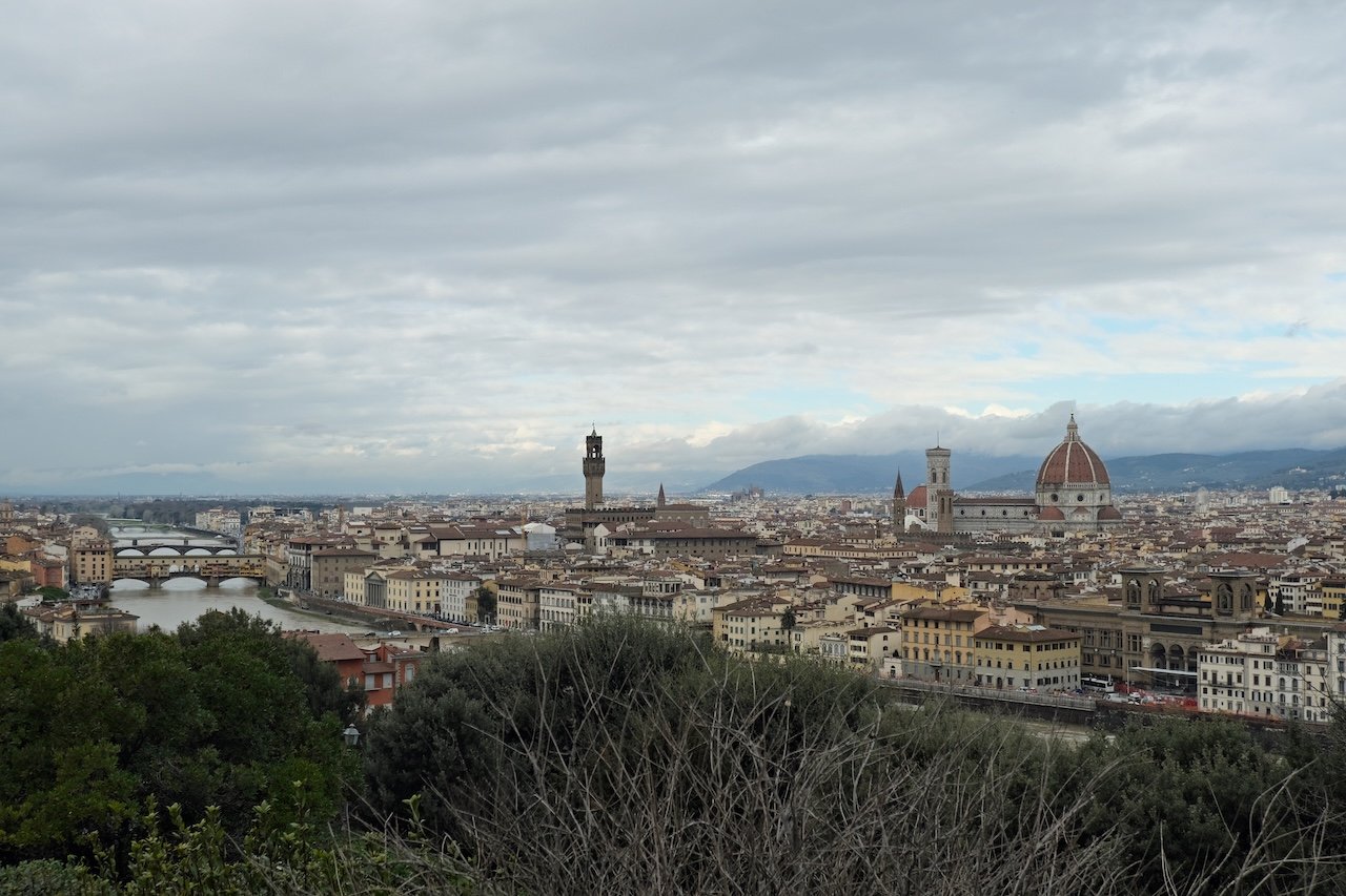View of Florence_Arno River_Duomo_Piazzale Michelangelo