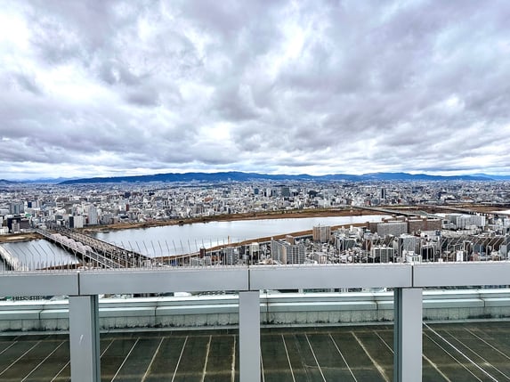 View of Osaka from Umeda Sky Building