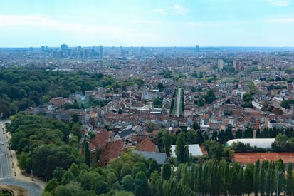 Views from Atomium_Brussels