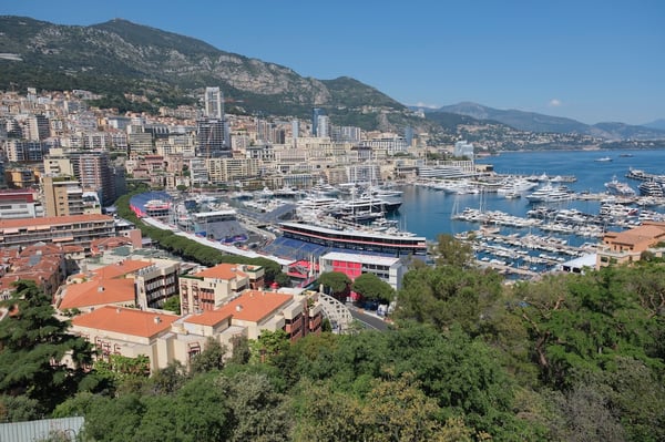 Views of Monaco from Monaco-Ville