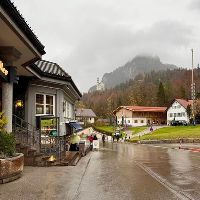 Village of Hohenschwangau_Neuschwanstein Castle_Distance_5x5