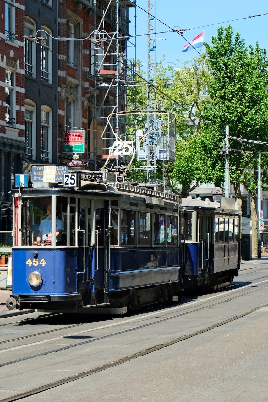 Vintage Amsterdam Tram Vintage Amsterdam Tram