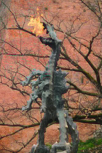 Wawel Dragon_Fire_Krakow