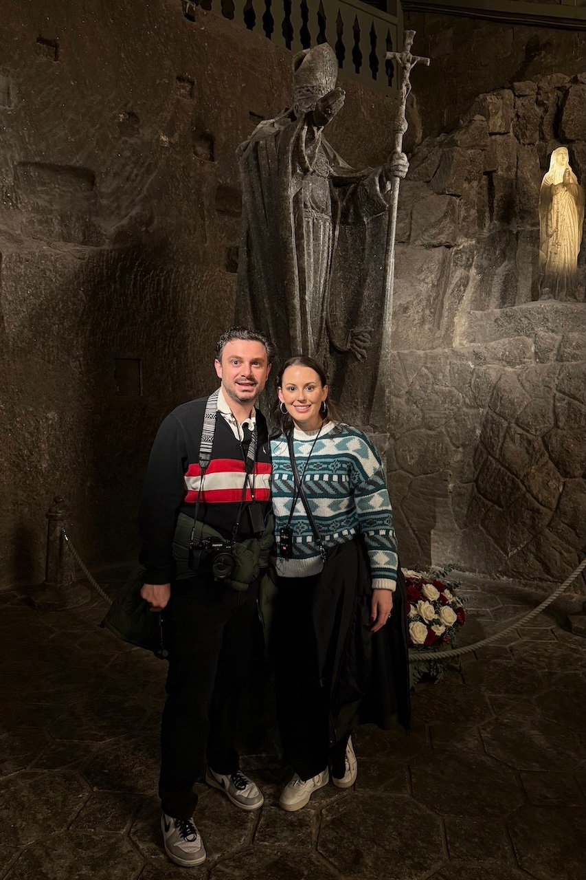 Wieliczka Salt Mine_Pope John Paul II_Lauren_Brian_Krakow.jpg