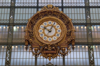 dOrsay Museum_Interior Clock_Train Station_Paris