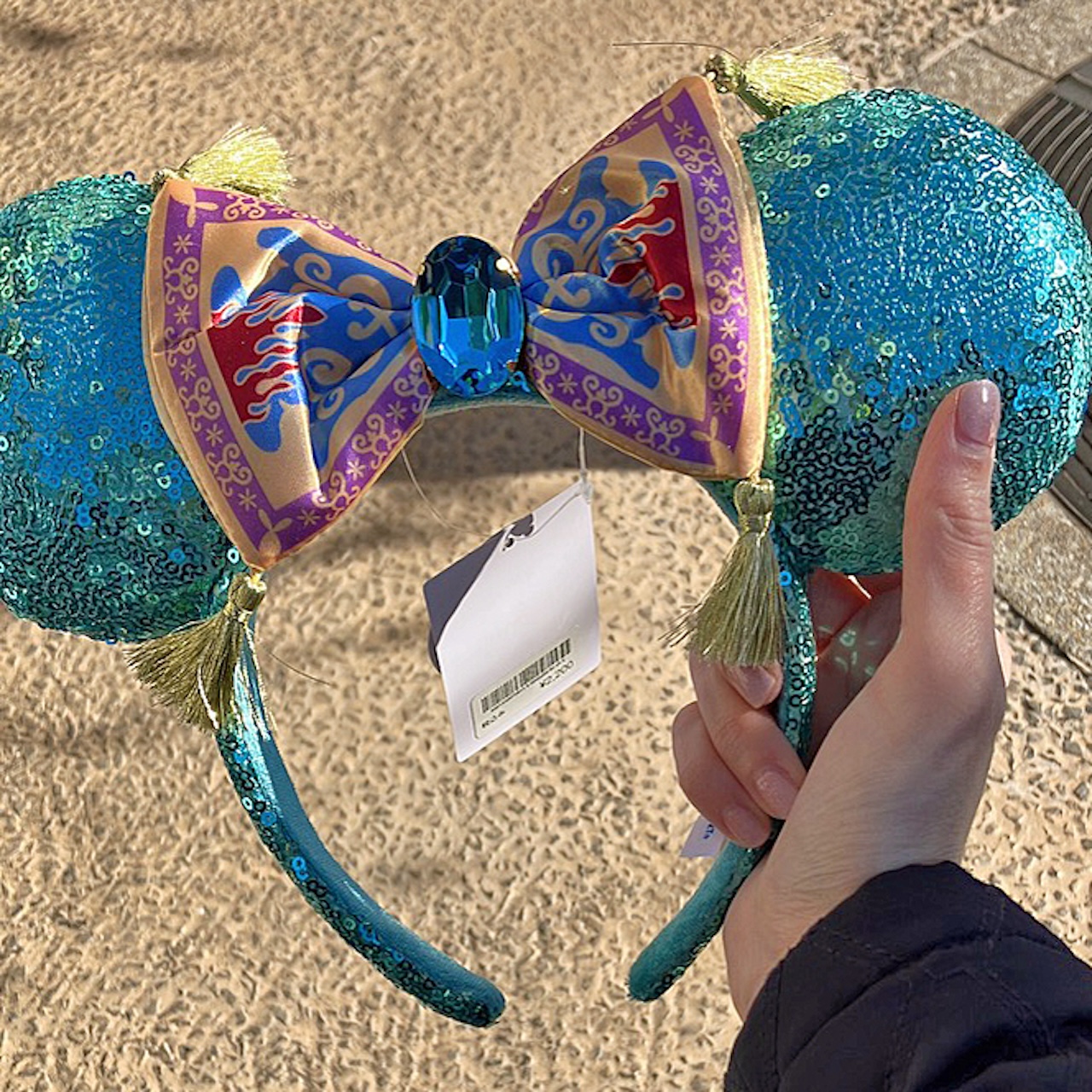 Aladdin Minnie Ears_Tokyo Disney Resort