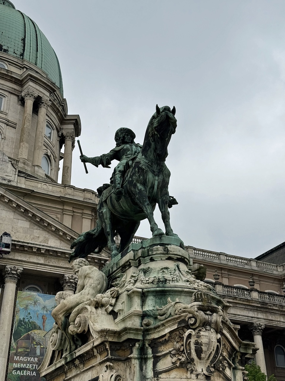 Equestrian Statue of Prince Eugene of Savoy_Buda Castle_Budapest