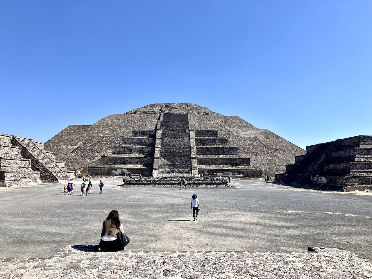 Pyramid of the Moon at Teotihuacan, Mexico